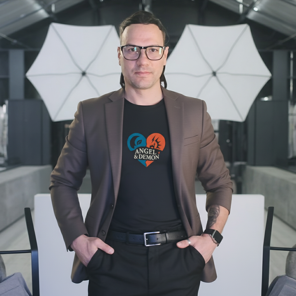 Angel &amp; Demon — Unisex Premium T-Shirt