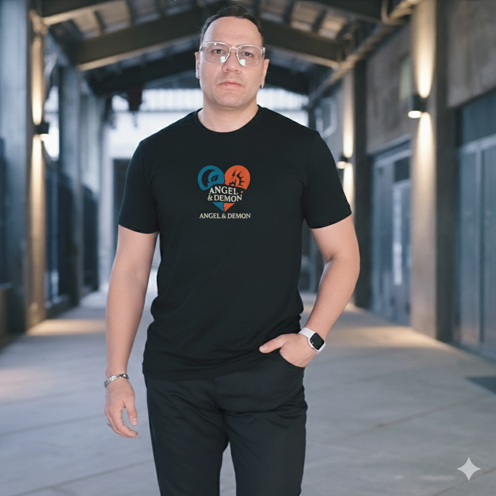 Angel &amp; Demon — Unisex Premium T-Shirt